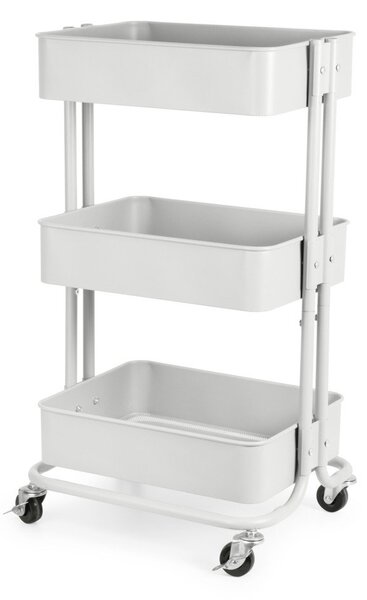 Kovový servírovací stolek na kolečkách 36,5x43 cm Grena – Compactor