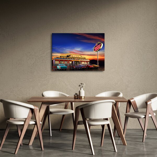 Obraz - Večerní bar (70x50 cm)