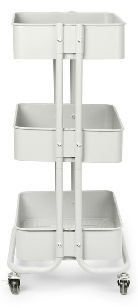 Kovový servírovací stolek na kolečkách 36,5x43 cm Grena – Compactor
