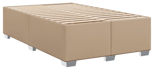 Box spring postel s matrací cappuccino 120x190 cm umělá kůže 3285204