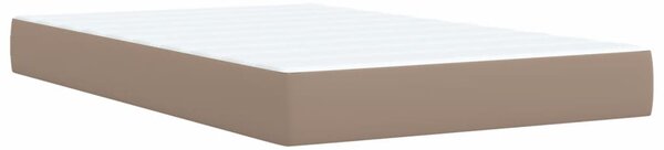 Box spring postel s matrací cappuccino 120x190 cm umělá kůže 3285204