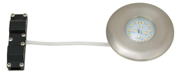BRILONER LED vestavné svítidlo, pr. 9,3 cm, 5 W, matný nikl BRI 7227-012