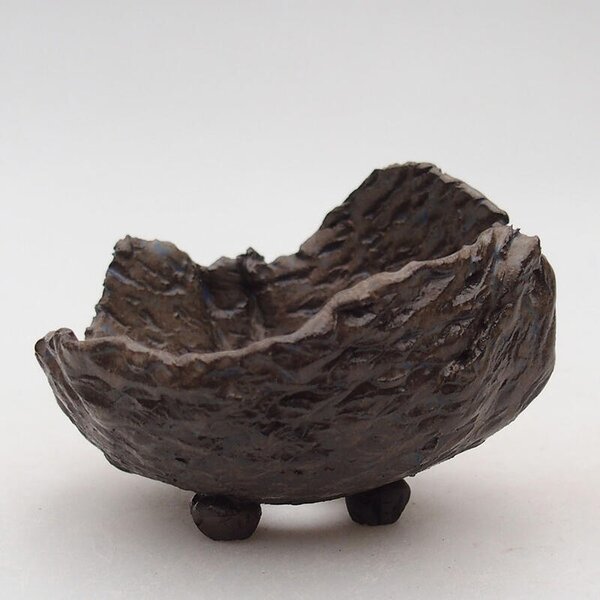 E-bonsai Keramická Skořápka 8,5 x 8,5 x 6 cm modrá