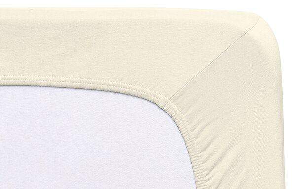 Florella Prostěradlo Avance Jersey Elastan Ivory Zvolte jeden rozměr prostěradla: 90-100x200-220 cm