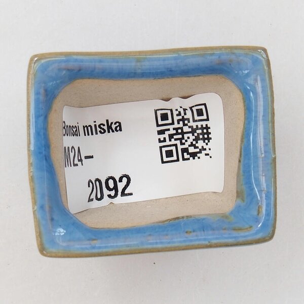 E-bonsai Mini bonsai miska 4 x 3,5 x 2,5 cm modrá
