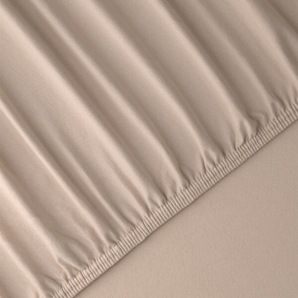 Florella Prostěradlo Avance Jersey Elastan Beige Zvolte jeden rozměr prostěradla: 90-100x200-220 cm