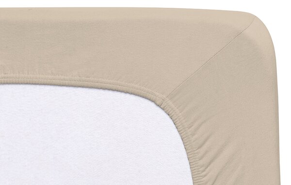 Florella Prostěradlo Avance Jersey Elastan Beige Zvolte jeden rozměr prostěradla: 90-100x200-220 cm