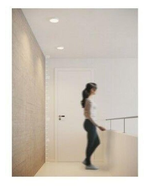 LED Stropní zápustné bodové svítidlo AZzardo Slim 9 Round 3000K IP44 chrome AZ2861 6W 500lm 3000K IP44 9cm kulaté chromové