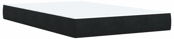 Box spring postel s matrací černá 120 x 190 cm samet 3285271