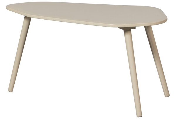 WOOOD Set dvou šedých lakovaných konferenčních stolků Divan 75x40/ 90x50 cm
