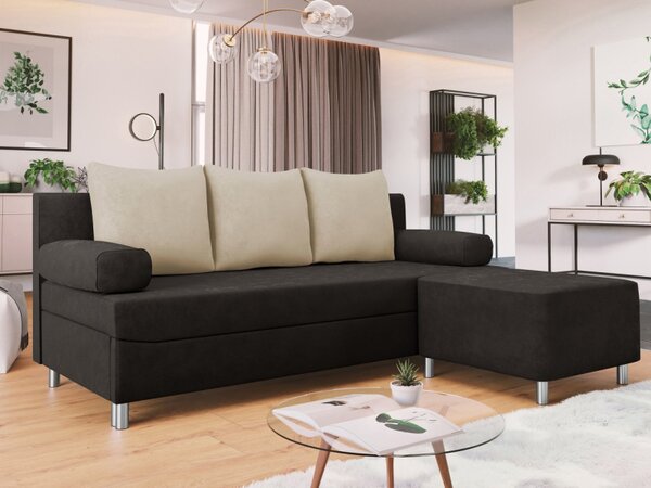 Pohovka Don s taburetem, Potah: Lux 05 + Lux 06 Mirjan24 5902928914108