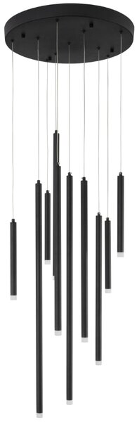 Černé závěsné LED světlo Nova Luce Trimle 50 cm