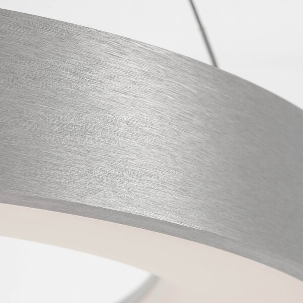 Stříbrné závěsné LED světlo Nova Luce Rando Thin 60 cm