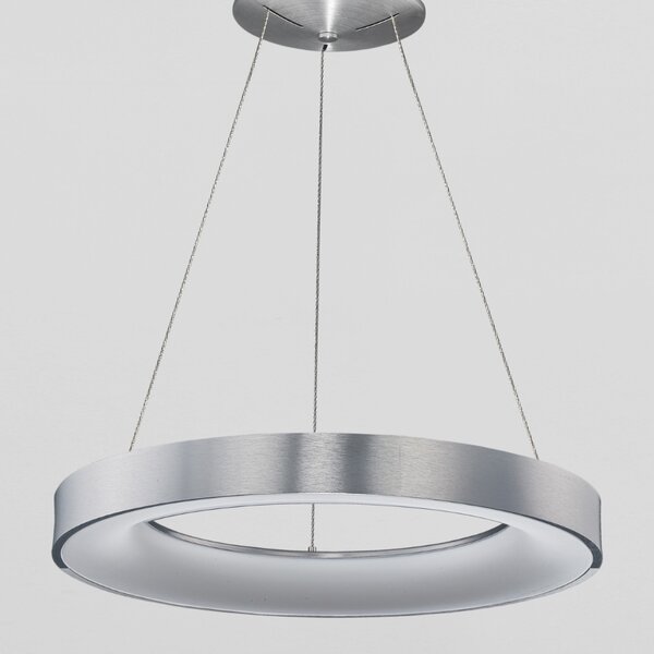 Stříbrné závěsné LED světlo Nova Luce Rando Thin 60 cm