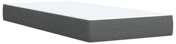 Box spring postel s matrací tmavě šedá 80 x 200 cm textil 3285332