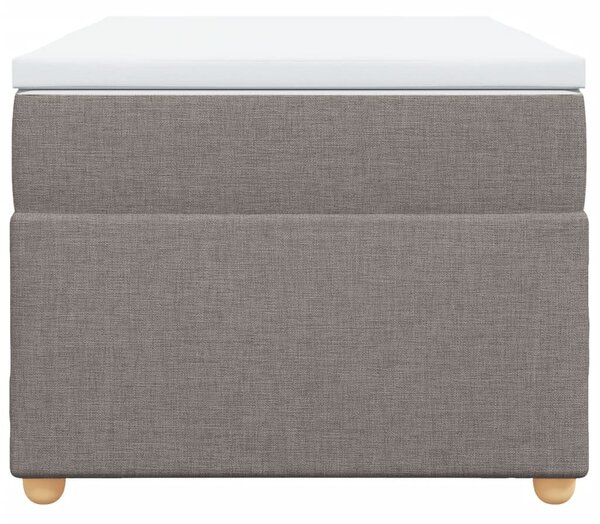 Box spring postel s matrací taupe 80x200 cm textil 3285335