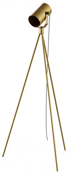 TEMAR Stojací moderní lampa LA TUBA, 1xE27, 60W, zlatá