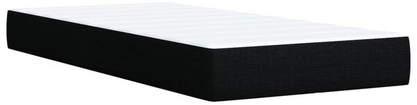 Box spring postel s matrací černá 80 x 200 cm textil 3285333