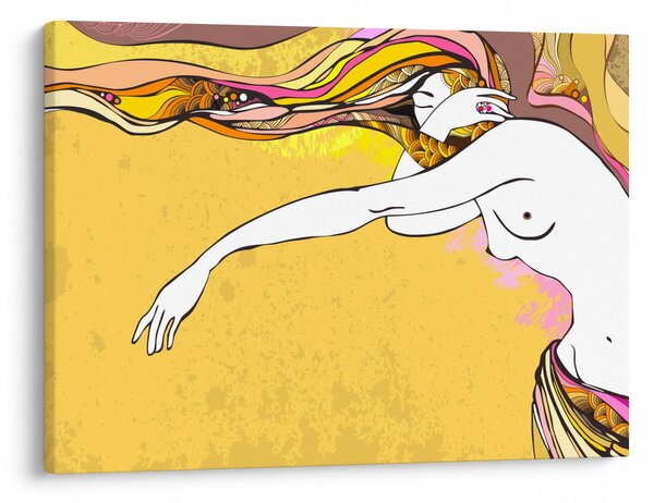 Obraz - Dívka (70x50 cm)