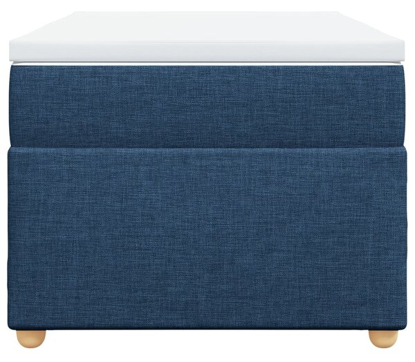 Box spring postel s matrací modrá 80x200 cm textil 3285337