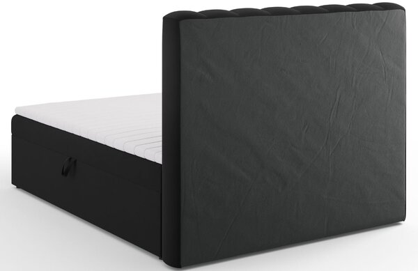 Micadoni Sametová boxspring postel Kelp 160 x 200 cm