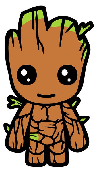 Živá Zeď Dřevěné vybarvovací postavičky Avengers a Groot