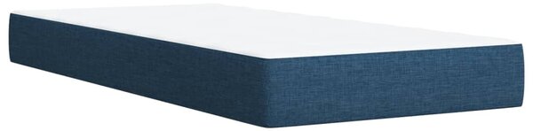 Box spring postel s matrací modrá 80x200 cm textil 3290328