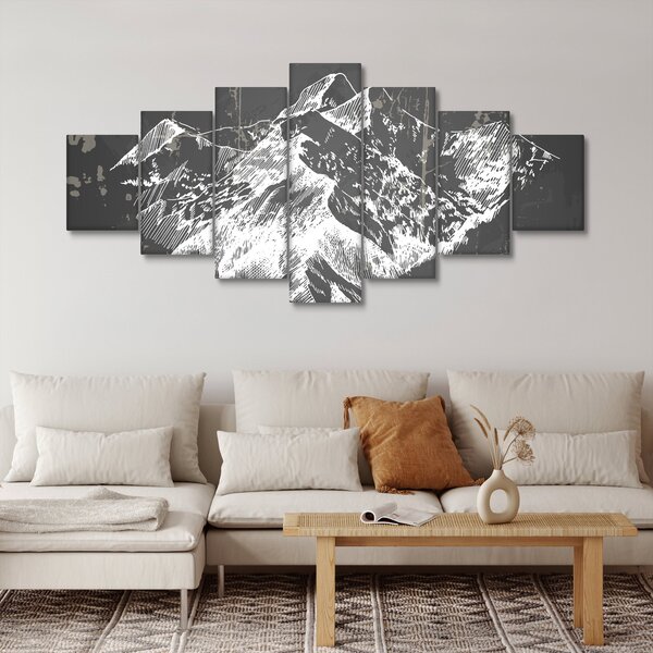 Obraz - Ilustrace hor (210x100 cm)