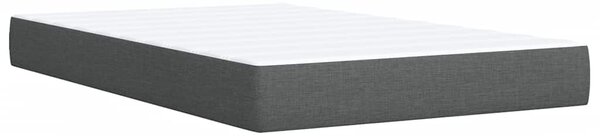 Box spring postel s matrací tmavě šedá 120x190 cm textil 3285360