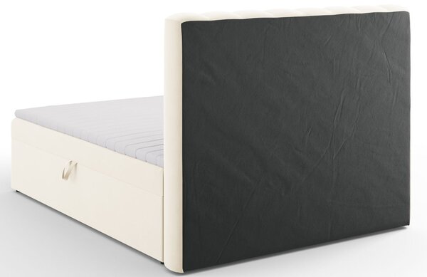 Micadoni Sametová boxspring postel Kelp 160 x 200 cm