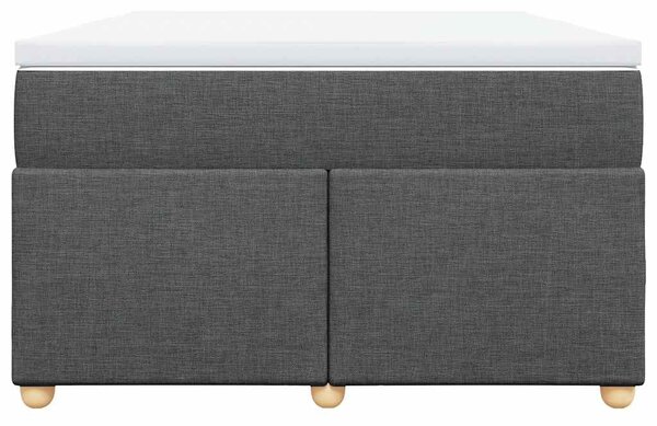 Box spring postel s matrací tmavě šedá 120x190 cm textil 3285360