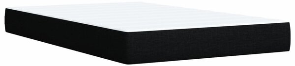 Box spring postel s matrací černá 120x200 cm textil 3285465