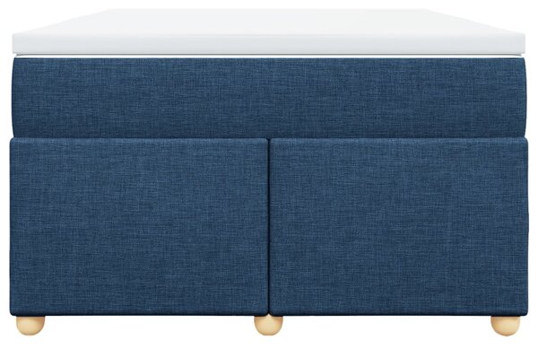 Box spring postel s matrací černá 120x190 cm textil 3285365