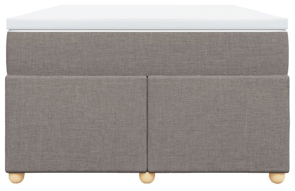 Box spring postel s matrací taupe 120x190 cm textil 3285363