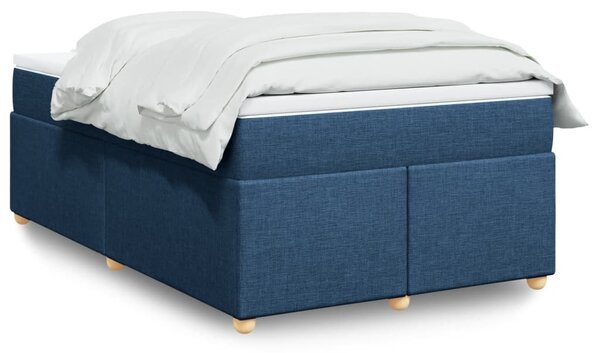 Box spring postel s matrací černá 120x190 cm textil 3285365