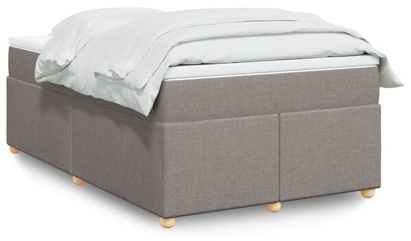 Box spring postel s matrací taupe 120x190 cm textil 3285363