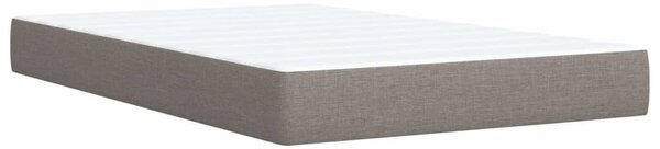 Box spring postel s matrací taupe 120x200 cm textil 3285370