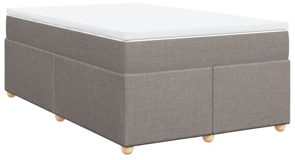 Box spring postel s matrací taupe 120x200 cm textil 3285370