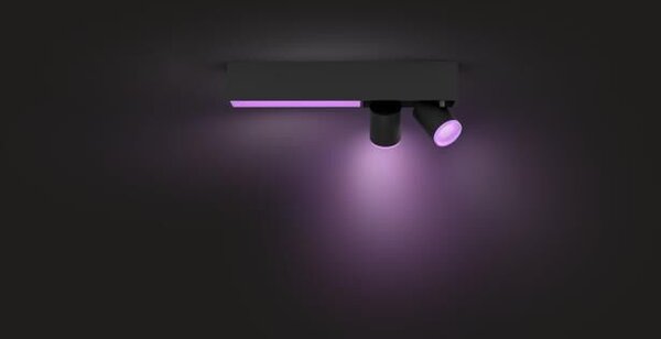 50610/30/P7 HUE WACA Centris stropní LED svítidlo 1x11W+GU10 2x5,7W 1560lm 2000-6500K RGB IP20 černá