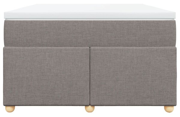 Box spring postel s matrací taupe 120x200 cm textil 3285370