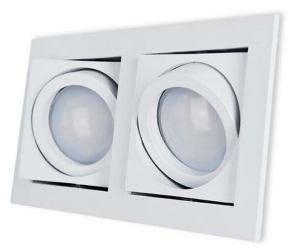 AZzardo PACO podhledové svítidlo 2x GU10 50W bez zdroje 17,5cm IP20, bílé