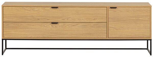 WOOOD TV stolek Sinai 180 x 44 cm s dubovým dekorem
