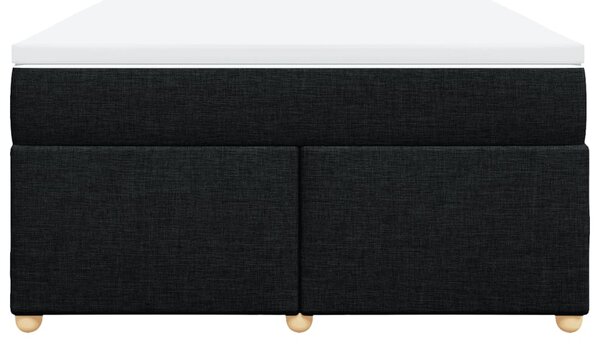 Box spring postel s matrací černá 140 x 190 cm textil 3285375