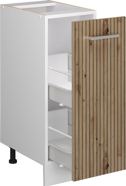 Lékárničková skříňka Vicco R-Line Řemeslný dub 30 cm bez pracovní desky, Model 49185