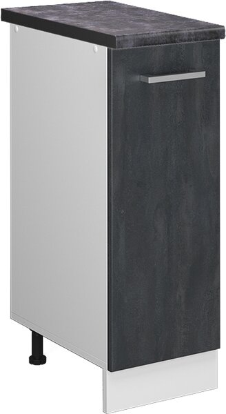 Lékárničková skříňka Vicco R-Line Černý beton 30 cm PD Antracit, Model 47585