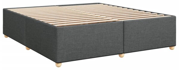 Box spring postel s matrací tmavě šedá 180x200 cm textil 3285395