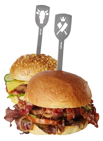 Hamburgerové špízy TORRO, 2 kusy (sekáček / býk) - GEFU
