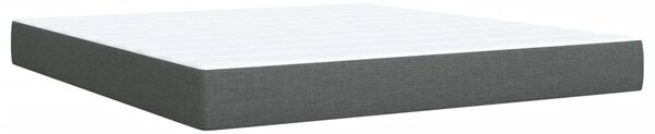 Box spring postel s matrací tmavě šedá 180x200 cm textil 3285395