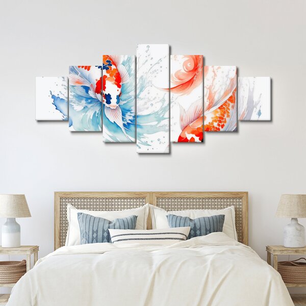 Obraz - Ryby (210x100 cm)