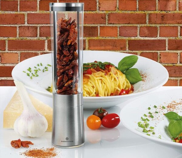 Mlýnek na chilli papričky DIAVOLO nerez/akryl 21 cm - Zassenhaus